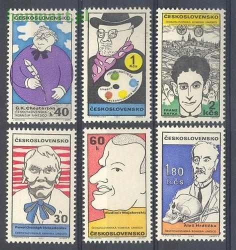 Znaczek Czechosłowacja 1969 Mi 1878-1883 Czyste **