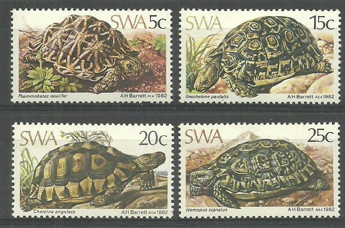 Znaczek Namibia 1982 Mi 516-519 Czyste **