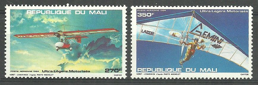 Znaczek Mali 1984 Mi 993-994 Czyste **
