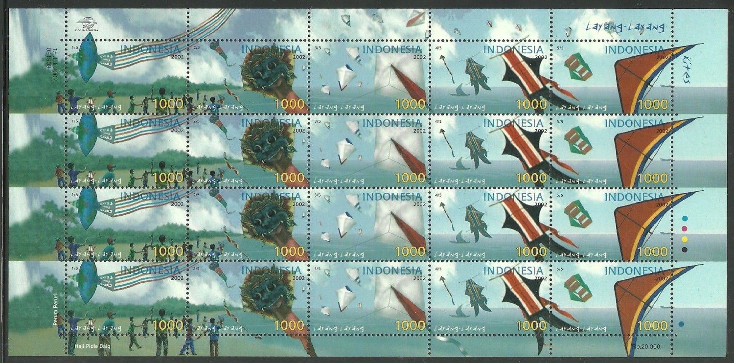 Znaczek Indonezja 2002 Mi ark 2188-21992 Czyste **