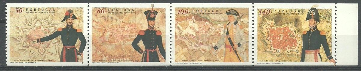 Znaczek Portugalia 1998 Mi 2230-2233C Czyste **