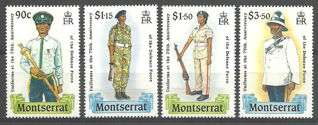 Znaczek Montserrat 1989 Mi 736-739 Czyste **