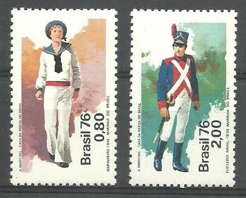 Znaczek Brazylia 1976 Mi 1575-1576 Czyste **