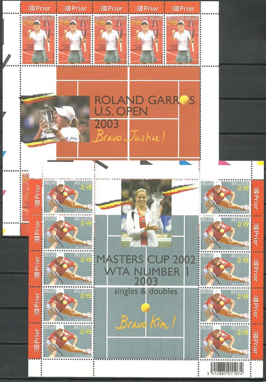 Znaczek Belgia 2003 Mi ark 3274-3275 Czyste **