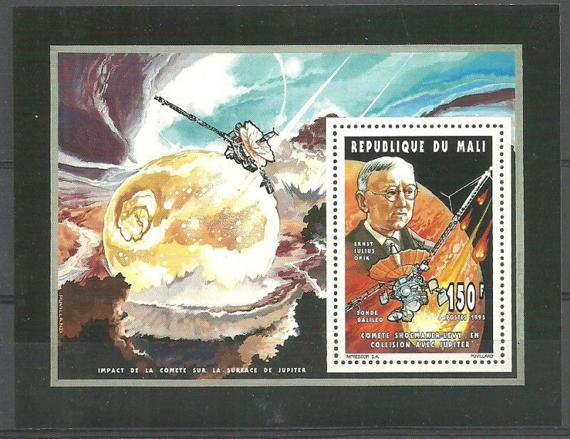 Znaczek Mali 1995 Mi ein bl 1337 Czyste **