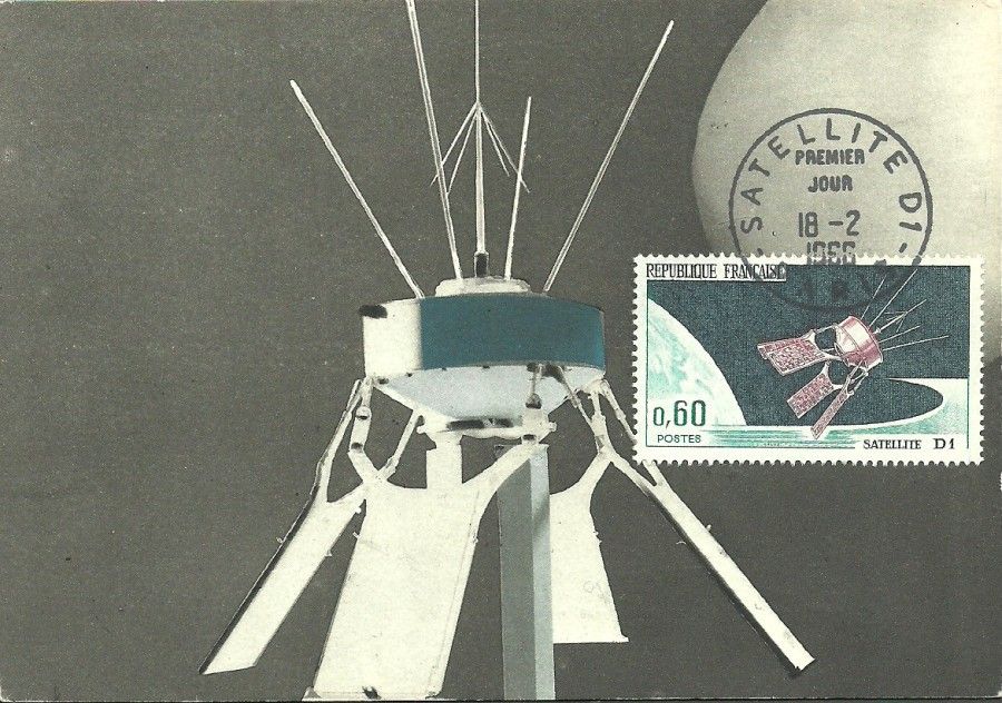 Znaczek Francja 1966 Mi 1539 Karta Max