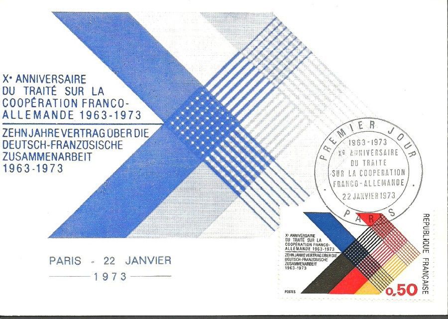 Znaczek Francja 1973 Mi 1819 Karta Max