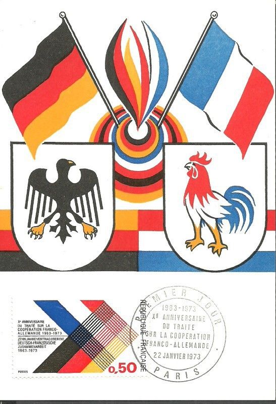 Znaczek Francja 1973 Mi 1819 Karta Max