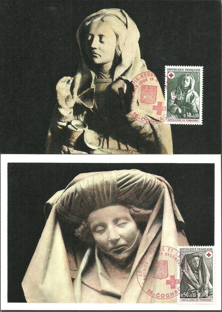 Znaczek Francja 1973 Mi 1859-1860 Karta Max