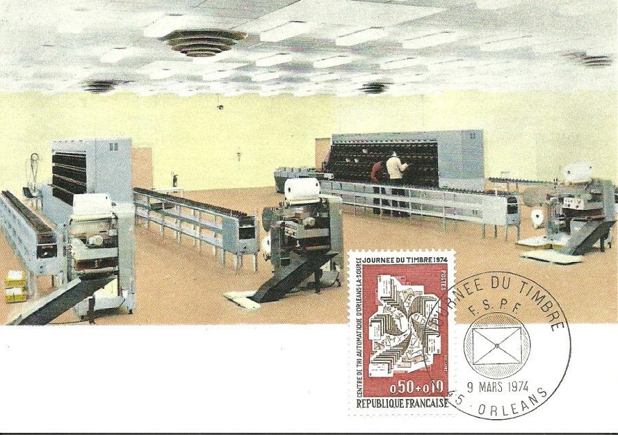 Znaczek Francja 1974 Mi 1865 Karta Max