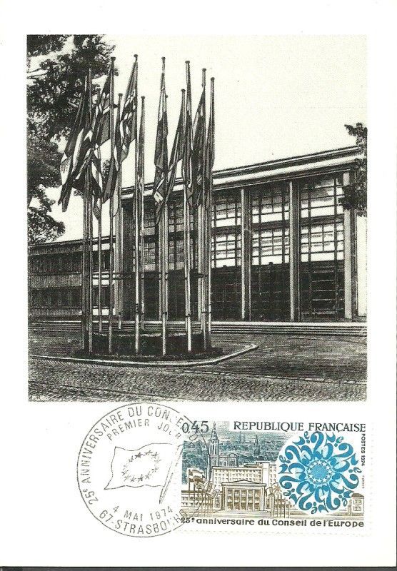 Znaczek Francja 1974 Mi 1872 Karta Max