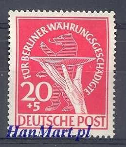 Znaczek Berlin Niemcy 1949 Mi 69 Czyste **