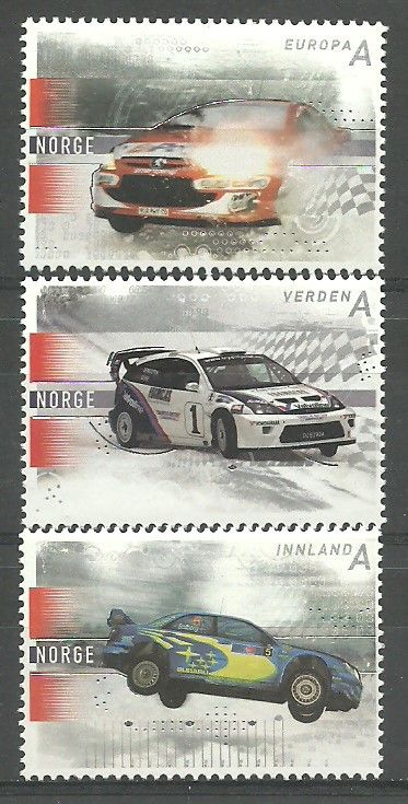 Znaczek Norwegia 2007 Mi 1599-1601 Czyste **