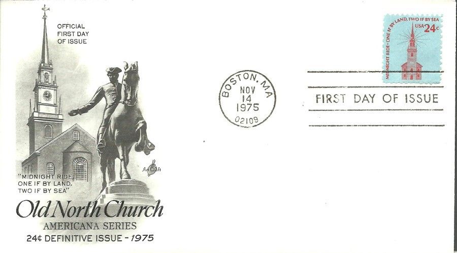 Znaczek USA 1975 Mi 1193 FDC
