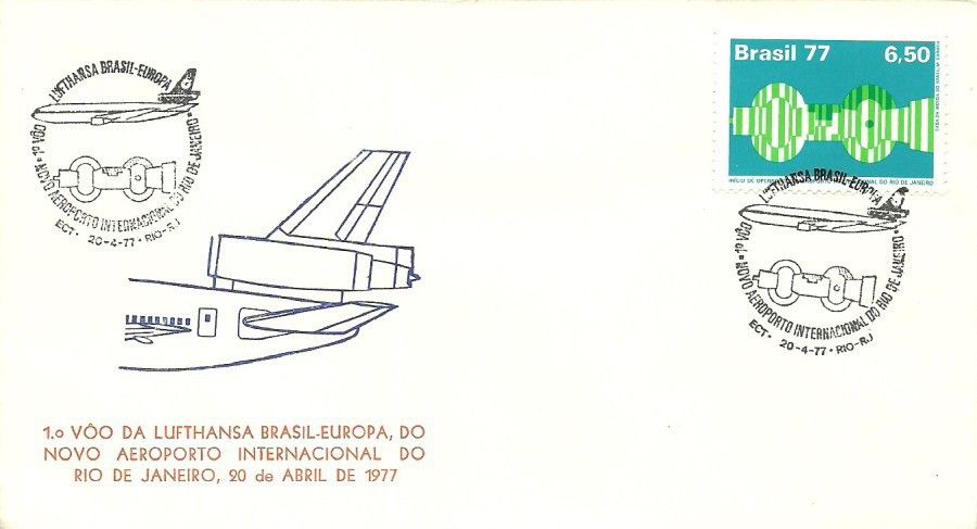 Znaczek Brazylia 1977 Mi 1581 FDC