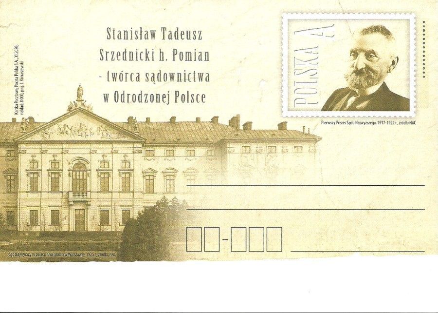 Znaczek Polska 2020 Fi Cp 1906 Czyste **