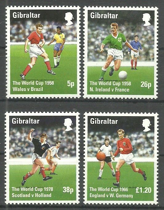 Znaczek Gibraltar 1998 Mi 814-817 Czyste **