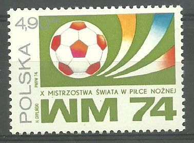 Znaczek Polska 1974 Mi 2328 Fi 2181 Czyste **