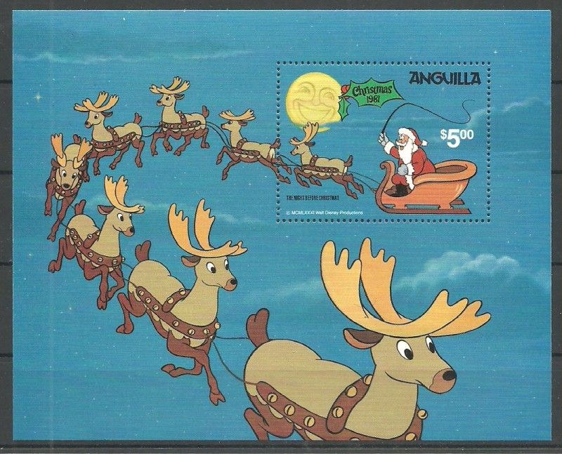 Znaczek Anguilla 1981 Mi bl 40 Czyste **