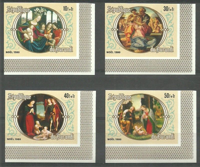 Znaczek Burundi 1981 Mi 1566-1569B Czyste **
