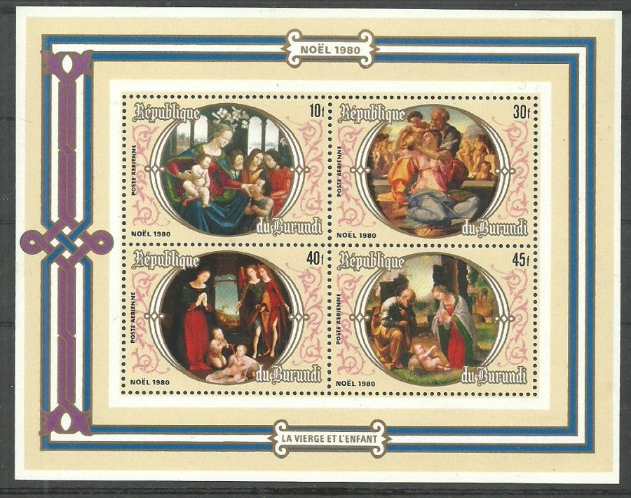 Znaczek Burundi 1981 Mi bl 114 Czyste **