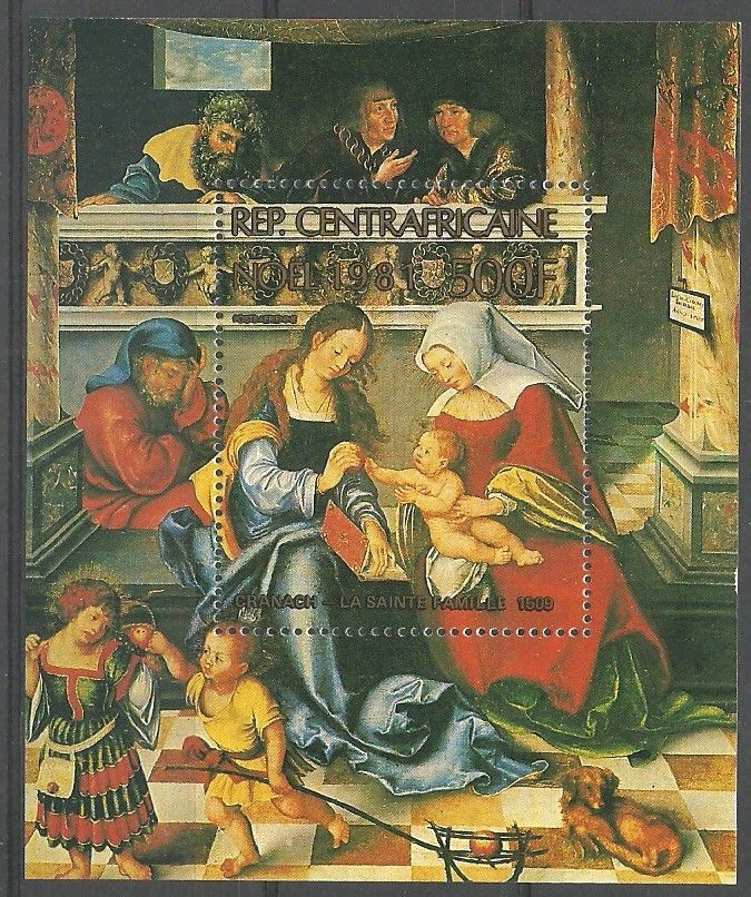 Znaczek Republika Środkowoafrykańska 1981 Mi bl 154 Czyste **