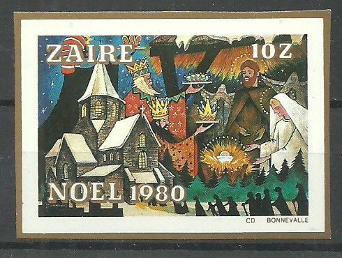 Znaczek Kongo Kinszasa / Zair 1980 Mi 707B Czyste **