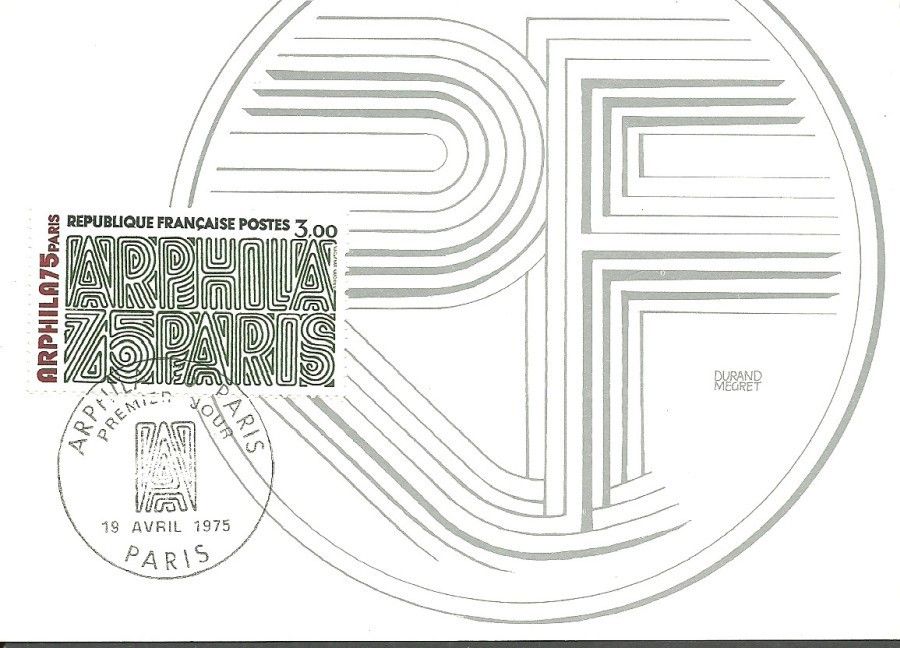 Znaczek Francja 1975 Mi 1914 Karta Max