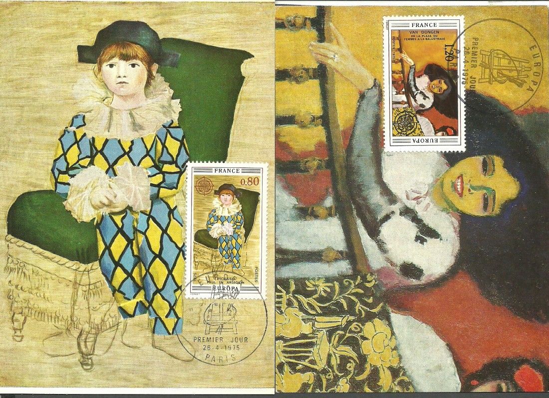 Znaczek Francja 1975 Mi 1915-1916 Karta Max
