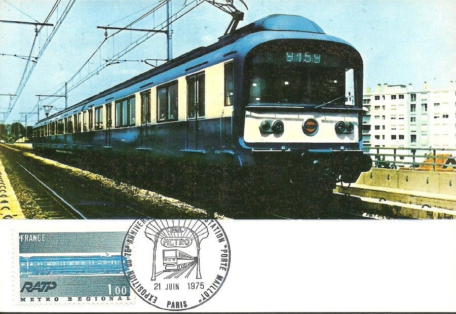 Znaczek Francja 1975 Mi 1928 Karta Max
