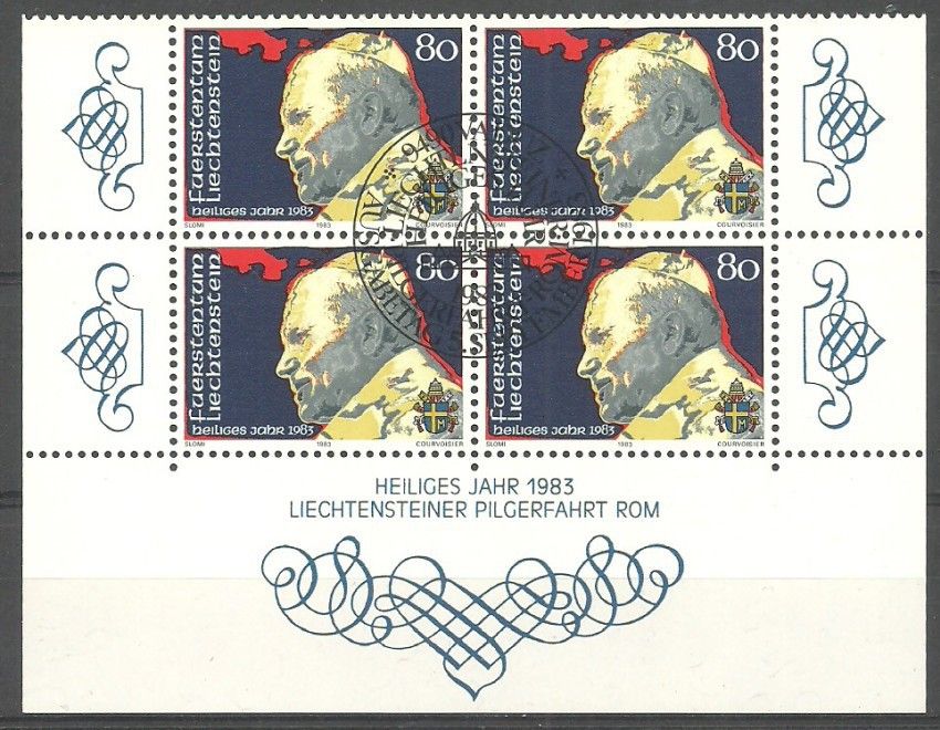 Znaczek Liechtenstein 1983 Mi 830 Stemplowane