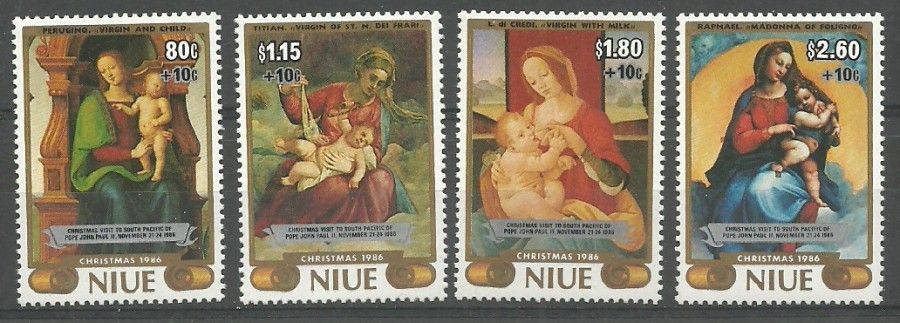 Znaczek Niue 1986 Mi 690-693 Czyste **
