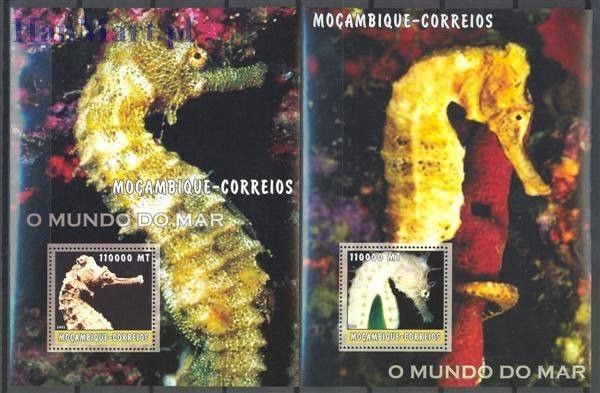 Znaczek Mozambik 2002 Mi bl177-178 Czyste **