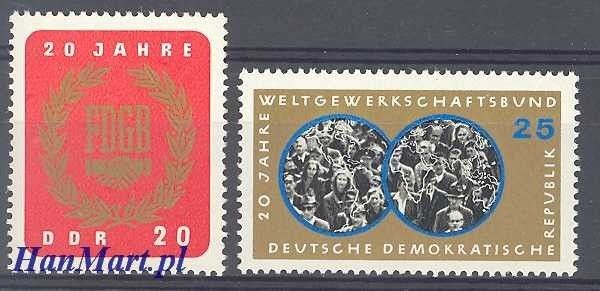 Znaczek NRD / DDR 1965 Mi 1115-1116 Czyste **