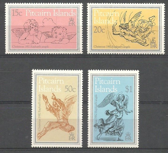 Znaczek Pitcairn 1982 Mi 222-225 Czyste **