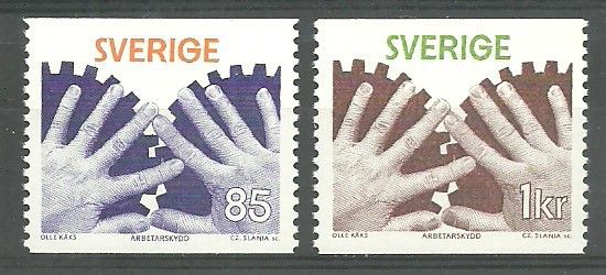 Znaczek Szwecja 1976 Mi 964-965x Czyste **