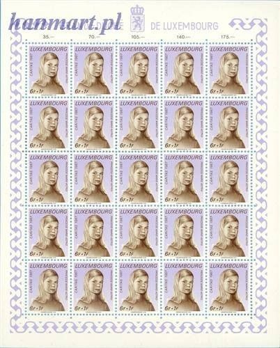 Znaczek Luksemburg 1967 Mi ark 759-764 Czyste **