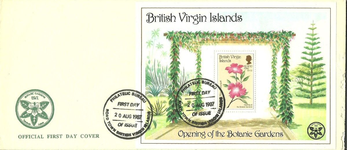 Znaczek Wyspy Dziewicze 1987 Mi bl 44 FDC