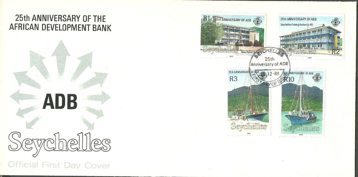 Znaczek Seszele 1989 Mi 710-713 FDC
