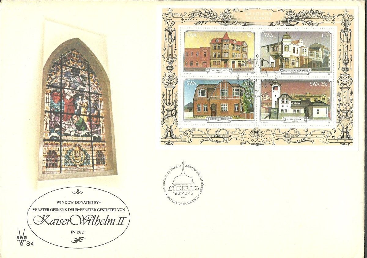 Znaczek Afryka Południowo-Zachodnia 1981 Mi bl 6 FDC