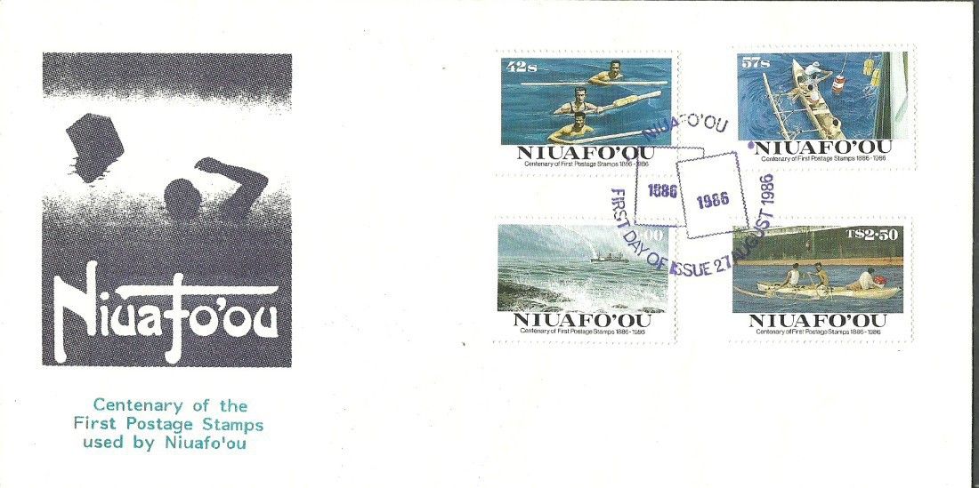 Znaczek Niuafo'ou 1986 Mi 85-88 FDC