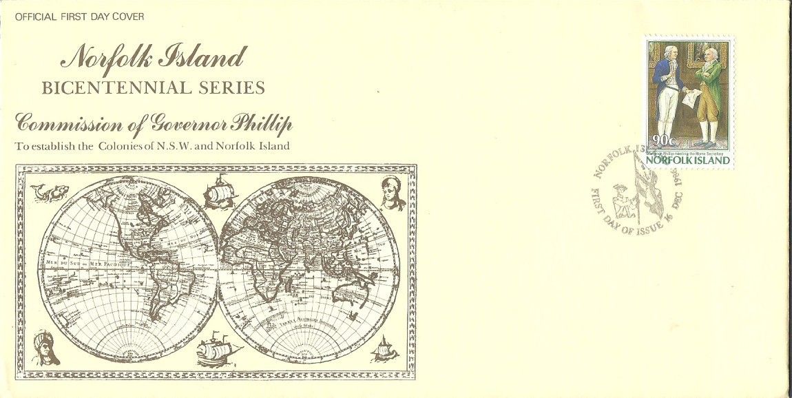 Znaczek Norfolk 1986 Mi 395 FDC