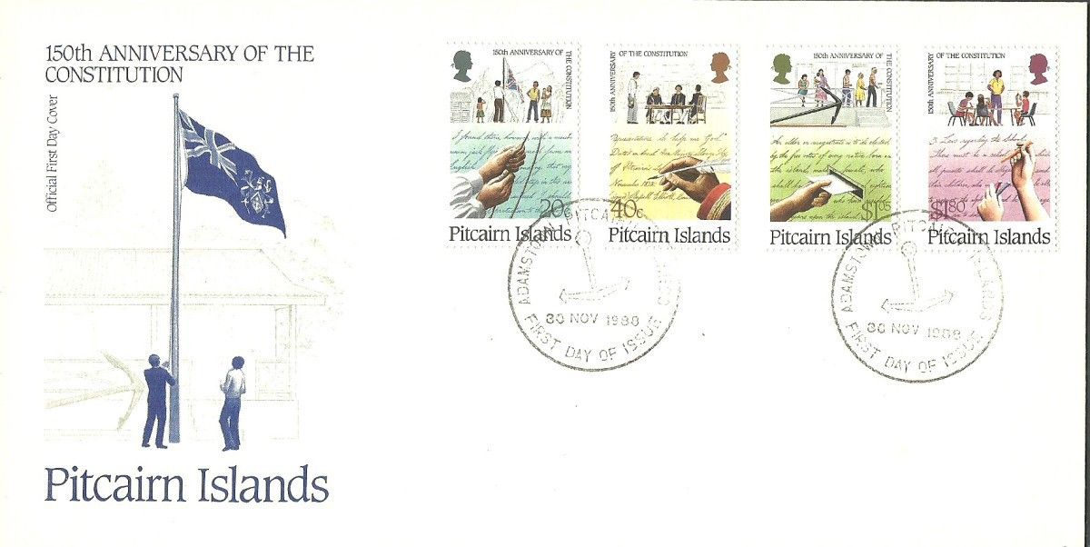 Pitcairn 1988 Mi 320-323 FDC