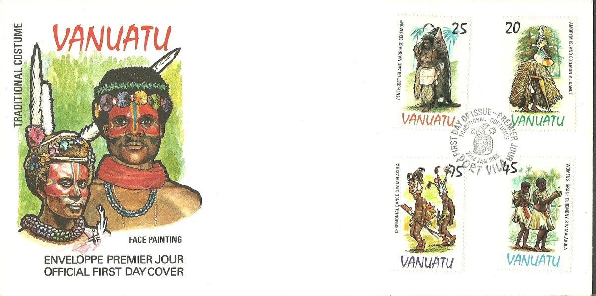 Znaczek Vanuatu 1985 Mi 689-692 FDC