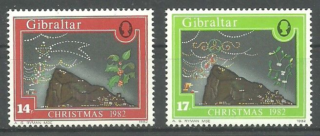 Znaczek Gibraltar 1982 Mi 457-458 Czyste **