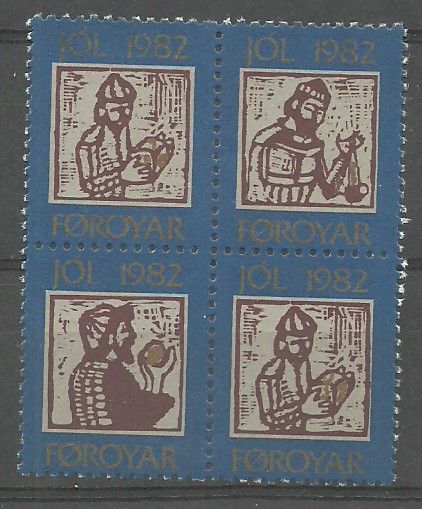 Znaczek Wyspy Owcze 1982 Mi jol 1982 Czyste **
