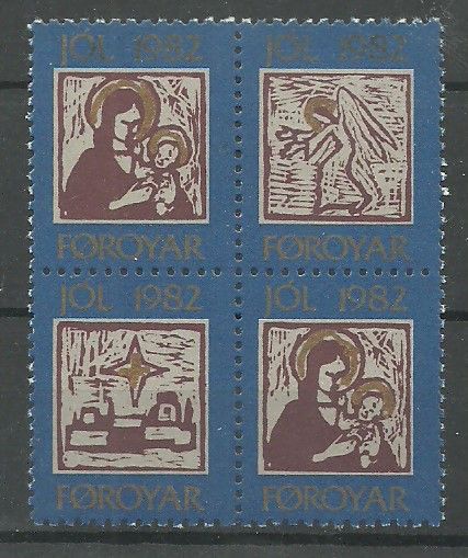 Znaczek Wyspy Owcze 1982 Mi jol 1982 Czyste **