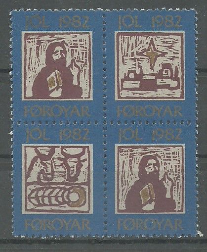 Znaczek Wyspy Owcze 1982 Mi jol 1982 Czyste **