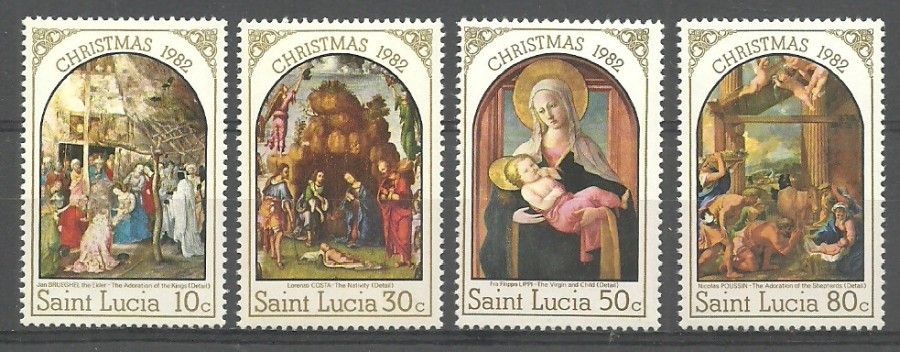 Znaczek Saint Lucia 1982 Mi 590-593 Czyste **