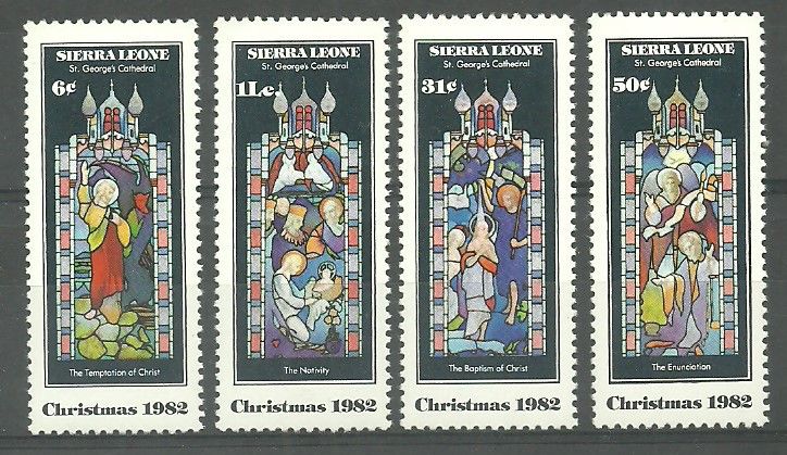 Znaczek Sierra Leone 1982 Mi 693-696 Czyste **